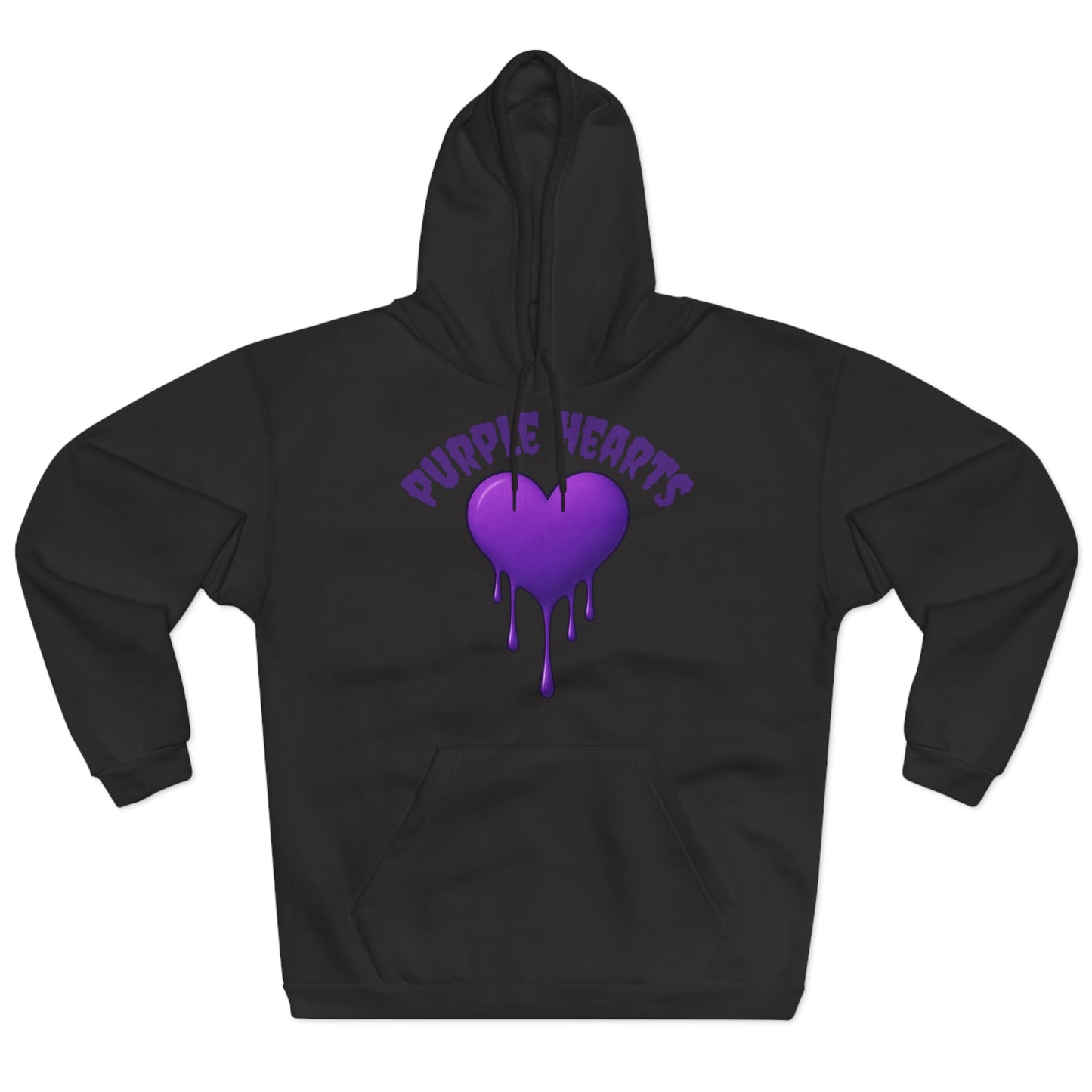 Purple Hearts in the chat Hoodie