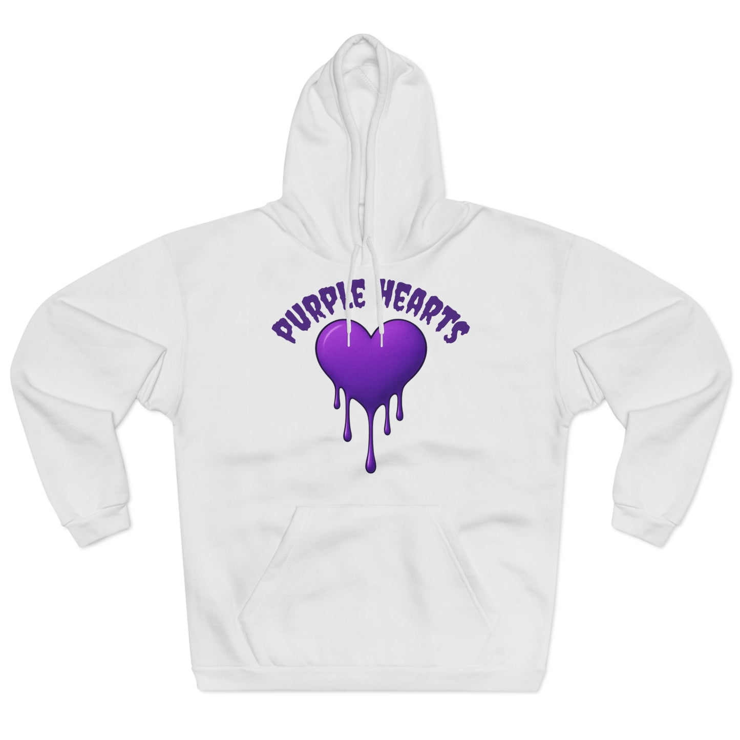 Purple Hearts in the chat Hoodie
